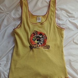 Loony Toons stitched Tank Top